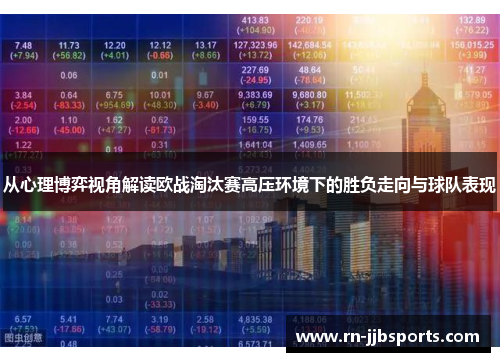 从心理博弈视角解读欧战淘汰赛高压环境下的胜负走向与球队表现